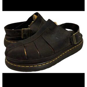 Dr. Doc Martens Jaycee Mens 11 Brown Closed Toe Leather Sandals